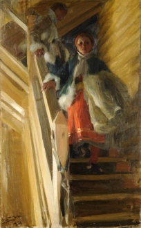 On the Attic Stairs