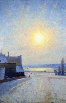 Sun and Snow: Scene from Stockholm