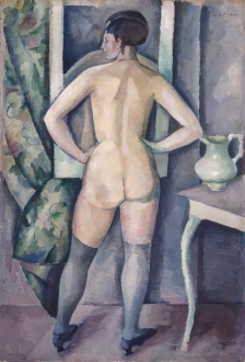 Model in front of the Mirror