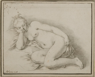 Naked Woman Lying Down