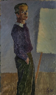 Self Portrait before the Easel