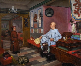 Chinese Trader in Kyakhta (Russia)