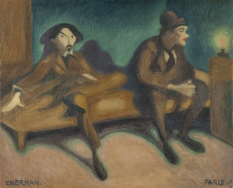 Einar Jolin and Isaac Grünewald in Paris