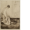 Woman taking a Bath