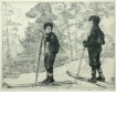 Boys on skis