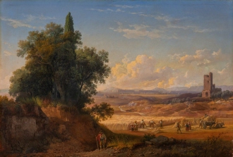 Harvesters in the Campagna