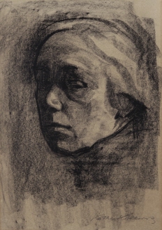 Self Portrait, Three-quarter Profile from the Left