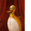 Porträtt av pingvin