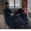 Two Women by the Hearth