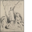 Children by a tree