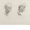 Studies of Sculpted Female Head