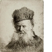 Bust of Old Man with Fur Cap