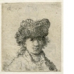 Rembrandt in a Fur Cap