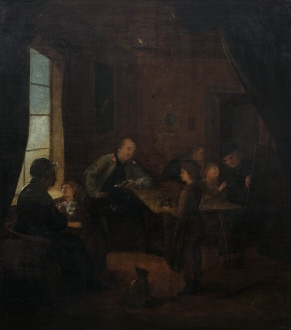 The Artist with Vicar Ekwall´s Family in Gammalkil